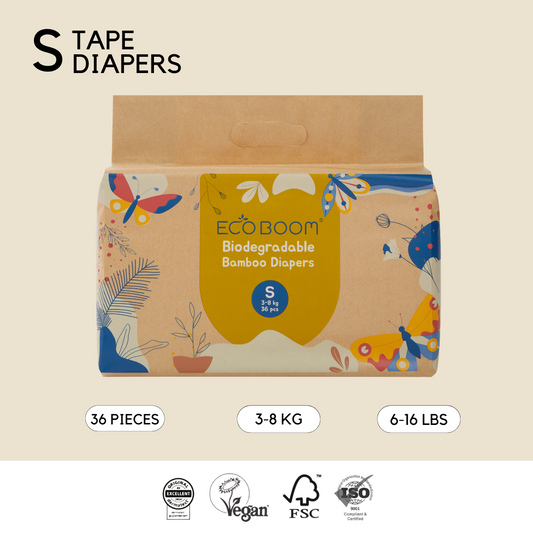 Regular Bamboo Tape Diapers