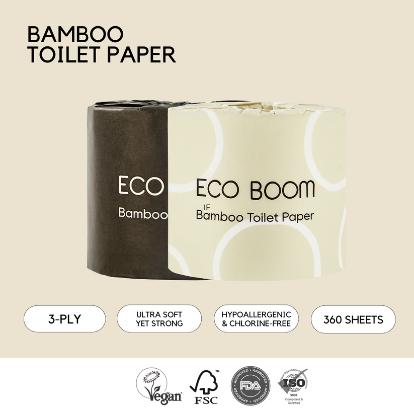 Biodegradable Bamboo Toilet Paper – ECO BOOM PH