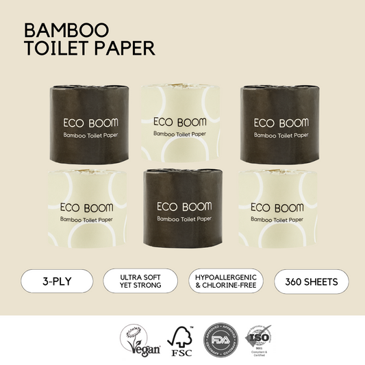 Biodegradable Bamboo Toilet Paper