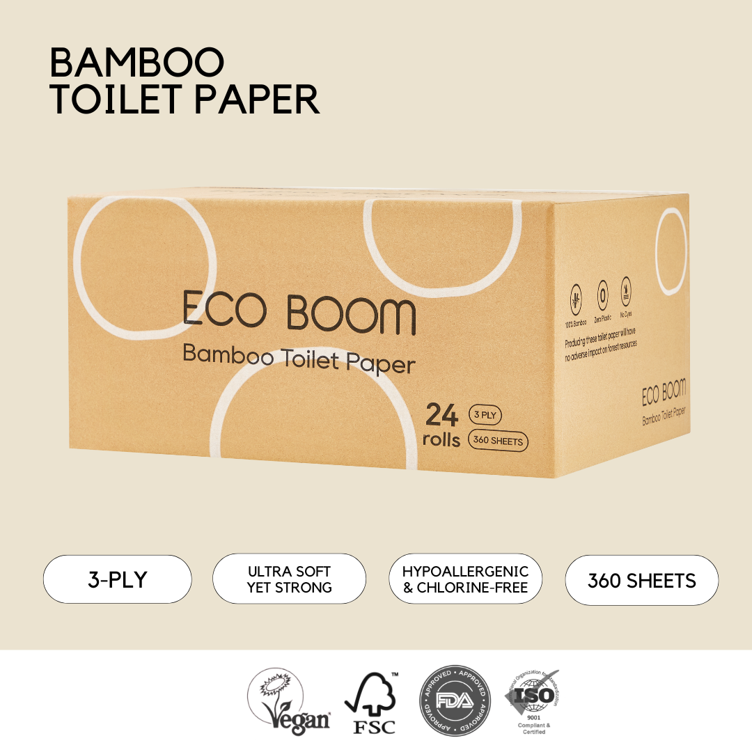 Biodegradable Bamboo Toilet Paper