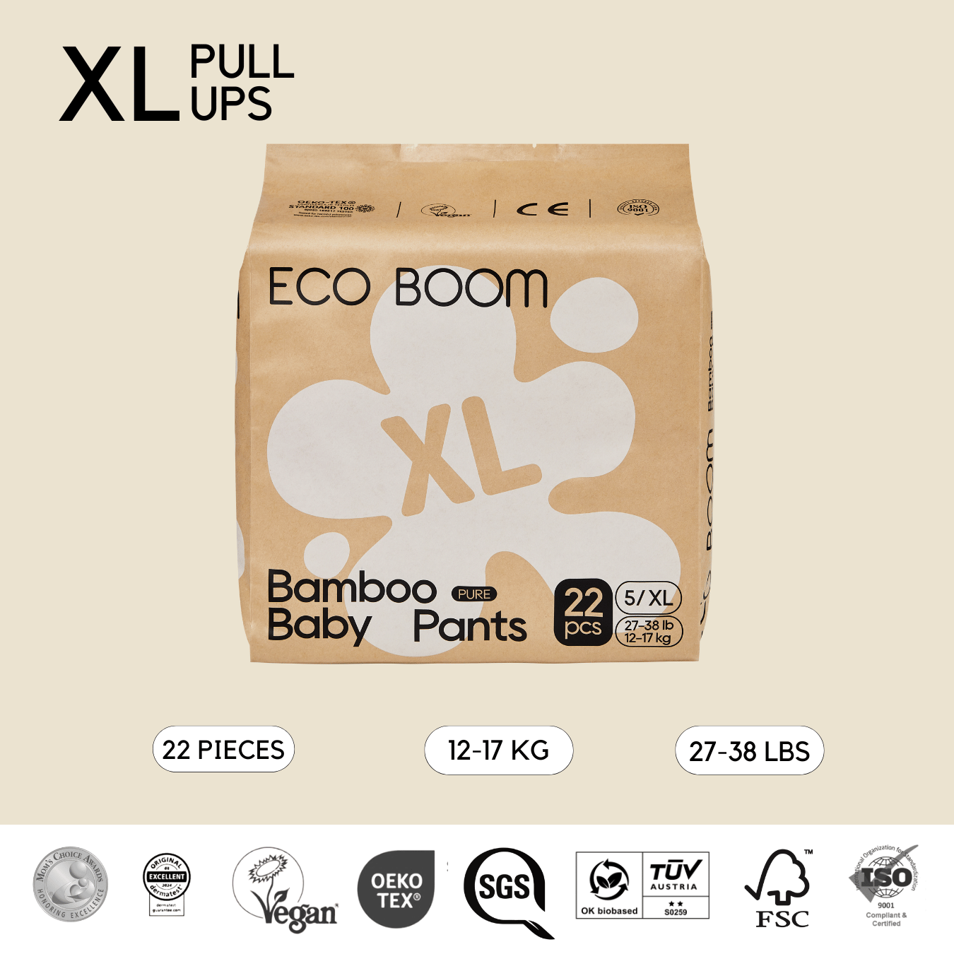 Premium Bamboo Pull Up Diapers