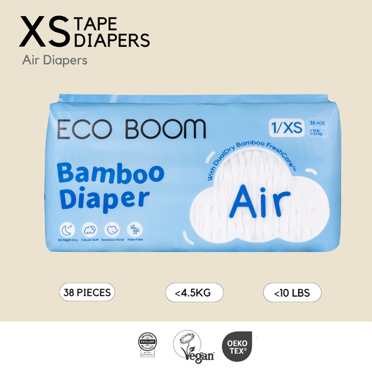 New! Air Bamboo Tape Diapers