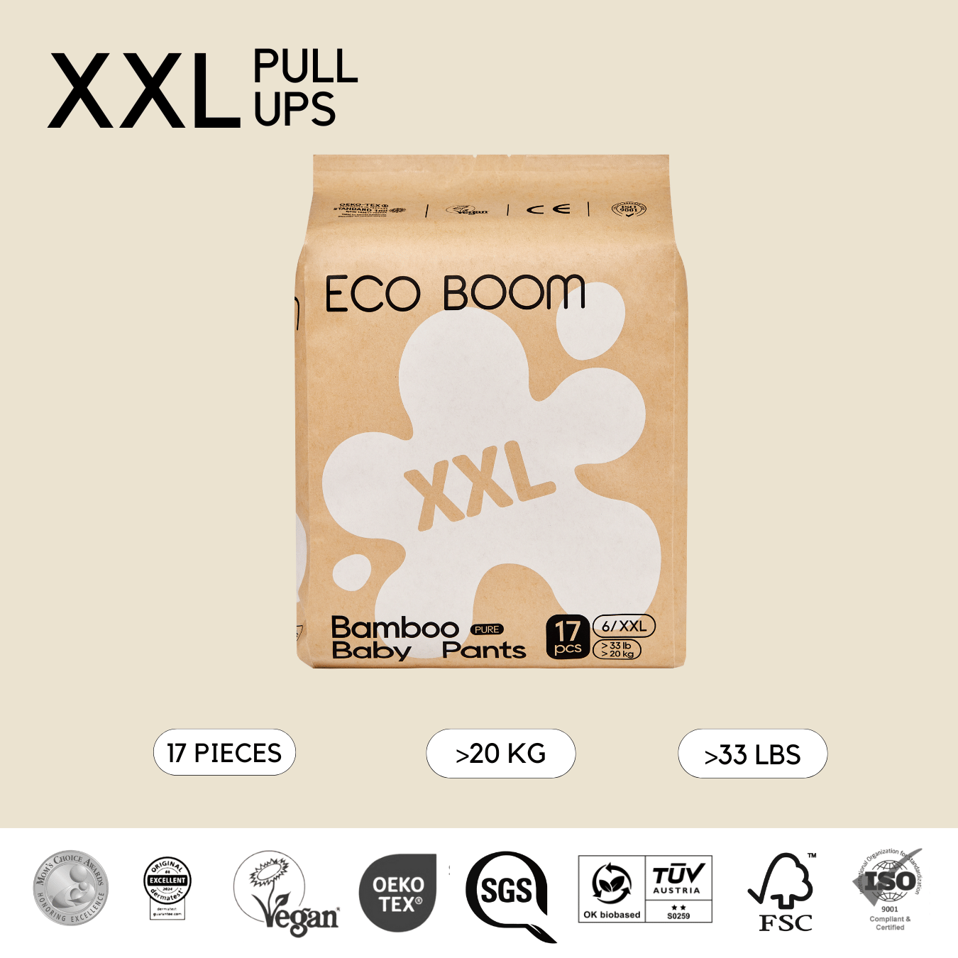 Premium Bamboo Pull Up Diapers