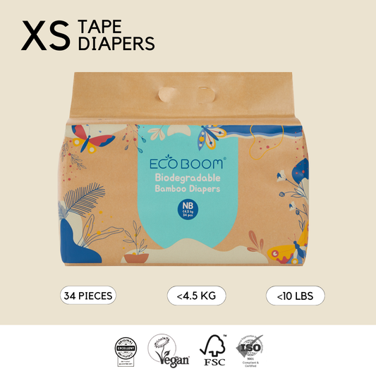 Regular Bamboo Tape Diapers